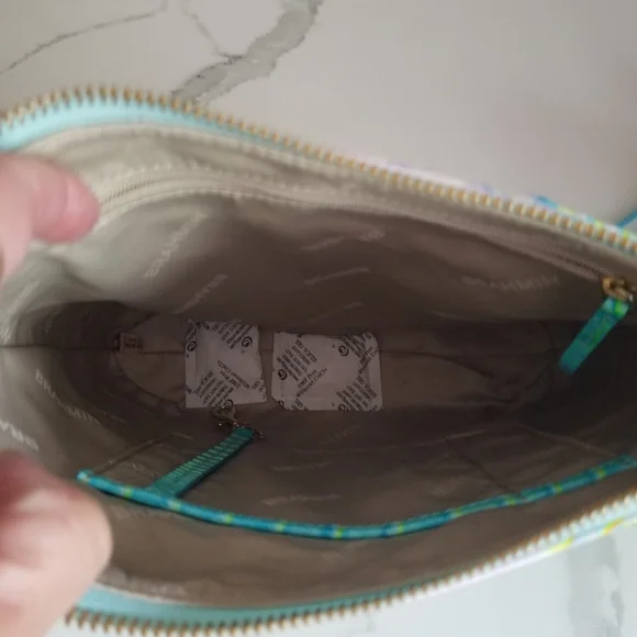 SOLD! 🆕 BRAHMIN KATIE COTTON CANDY 🍭 OMBRE CROSSBODY SHOULDER BAG 💕💙 - Picture 15 of 16